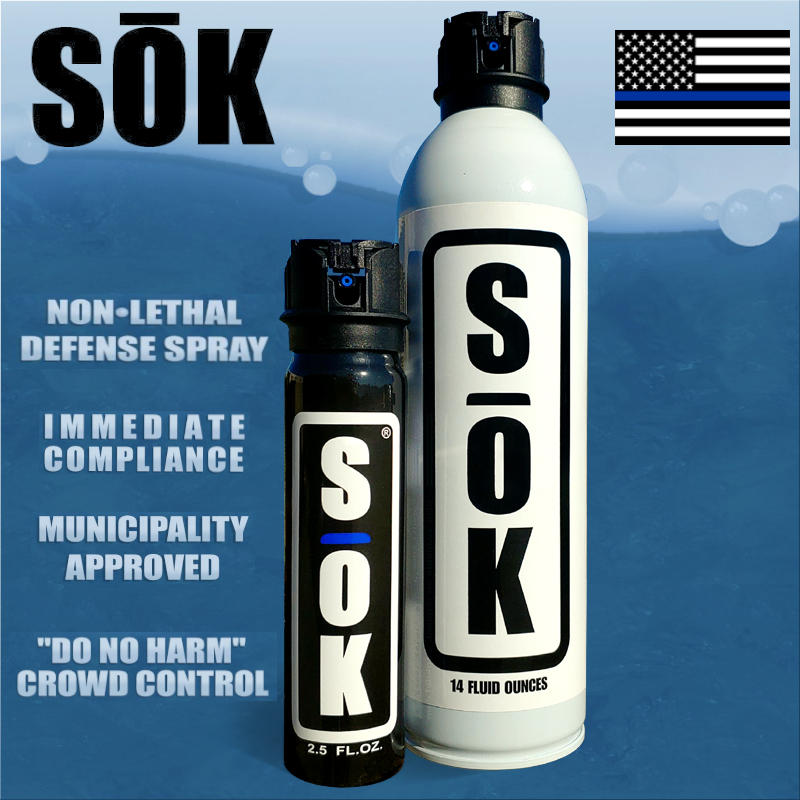 SOK Law Enforcement - Blue Line Non-Lethal Self Defense Sprays