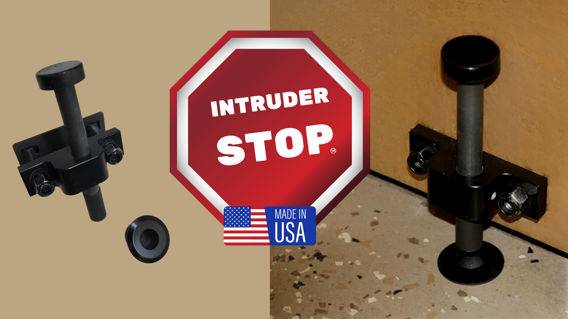 INTRUDER STOP Emergency Building Defense Door Stop